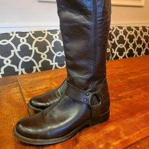 Vintage FRYE zip back riding boots